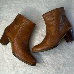 Roberto Del Carlo Brown Ankle Leather Boots